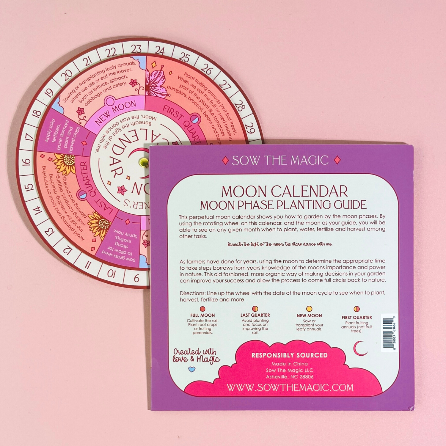 Sow the Magic – Großhandel Kalender – Mondkalender Spinner Pflanzanleitung2
