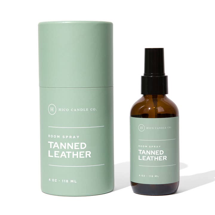Hico Candle Co. - Wholesale Room & Linen Spray - Tanned Leather Room Spray0