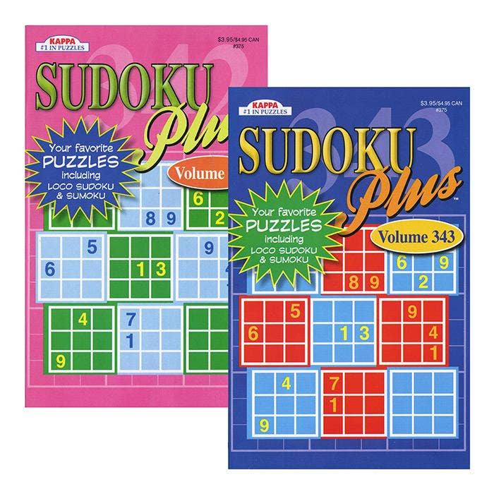 Luna Office Supply - Everyday Essential - Wholesale Puzzle - Adult - Kappa Sudoku Puzzles Book1