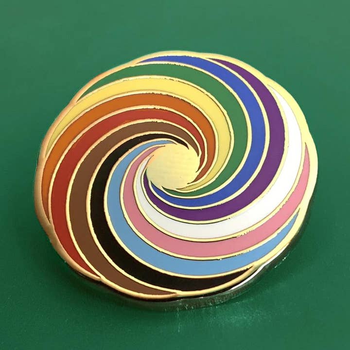 GAYPIN' - Wholesale Lapel Pin/Button - Pride Swirl pin0