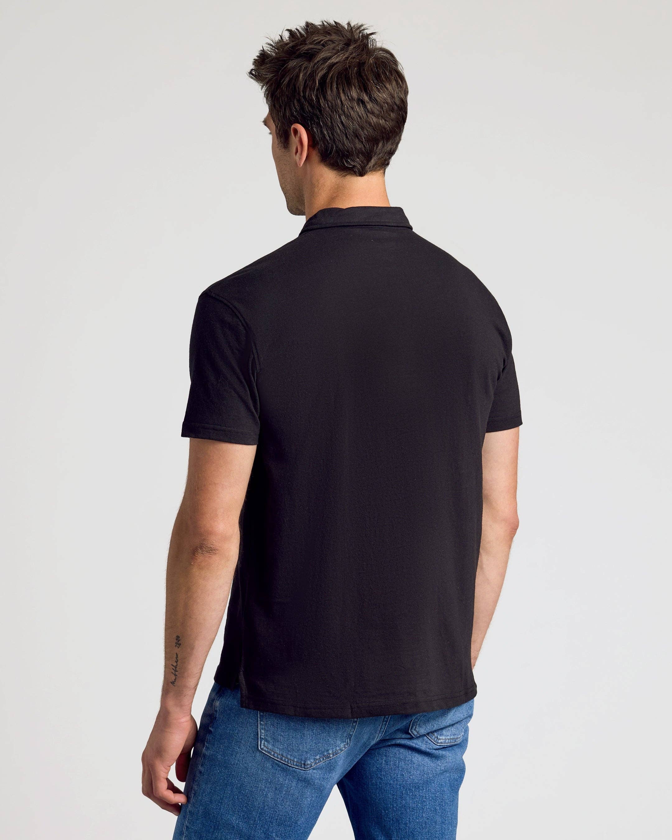 True Classic - Wholesale Polo - Men's - Black Classic Polo2