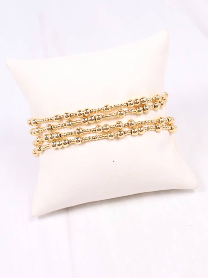 Chet Bracelet Set GOLD for wholesale by Caroline Hill