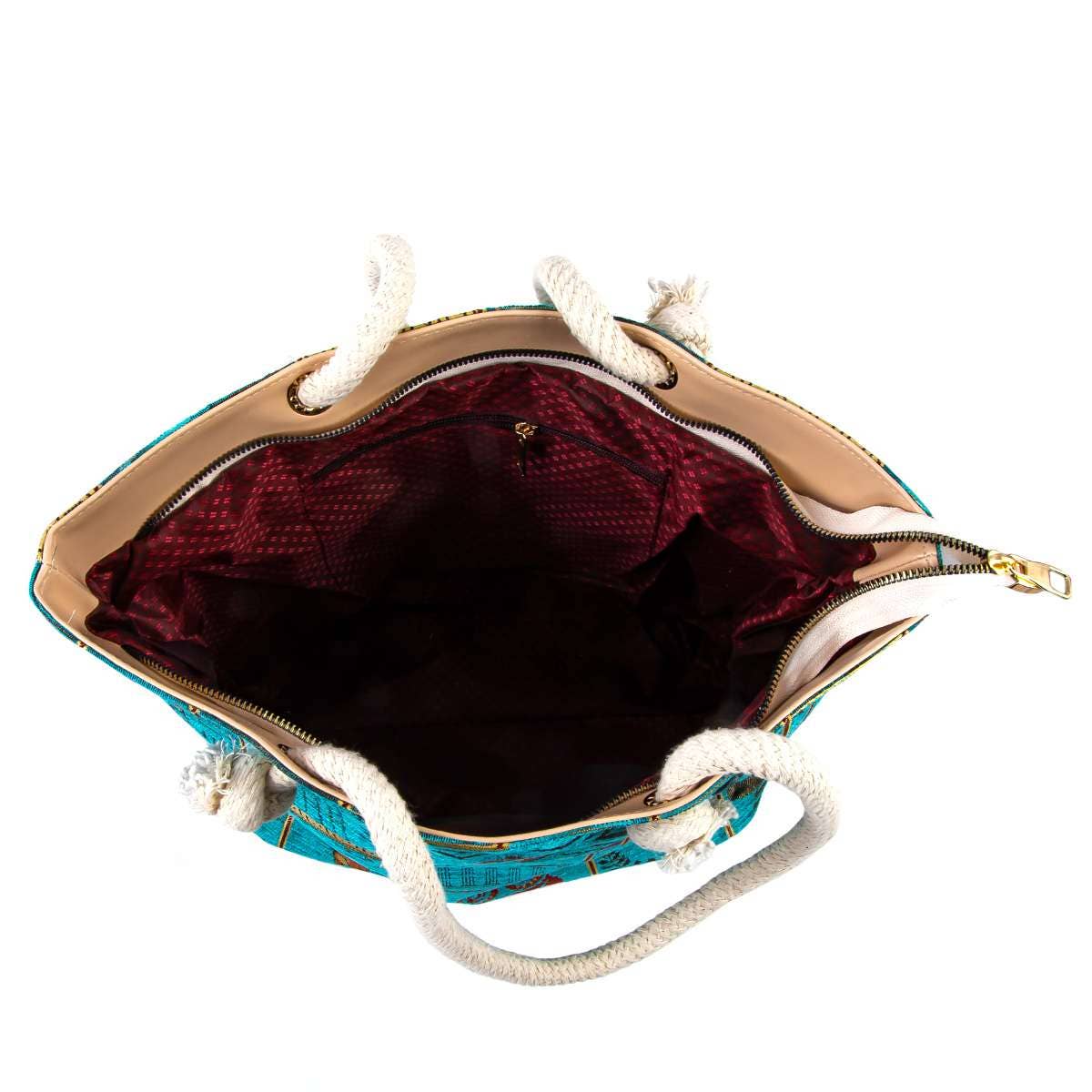 CRETE TRADING INC - Wholesale Shoulder Bag - Women's - Greece Vintage Shoulder Bag Blue2