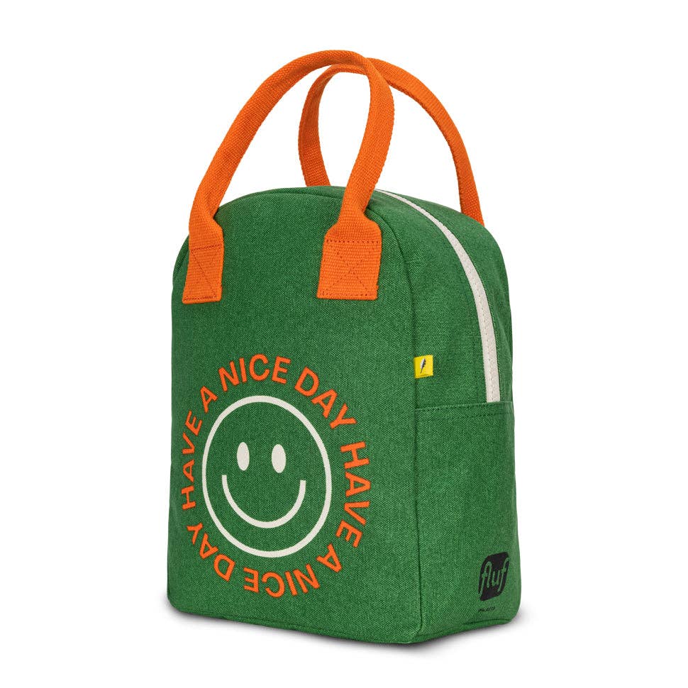 Fluf - Wholesale Lunch Bag/Box - Zipper Lunch - Have a Nice Day1