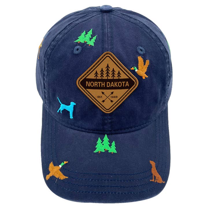 Northern Icons Creations INC - Wholesale Baseball Cap - Unisex - North Dakota Wilderness Adventure Cap