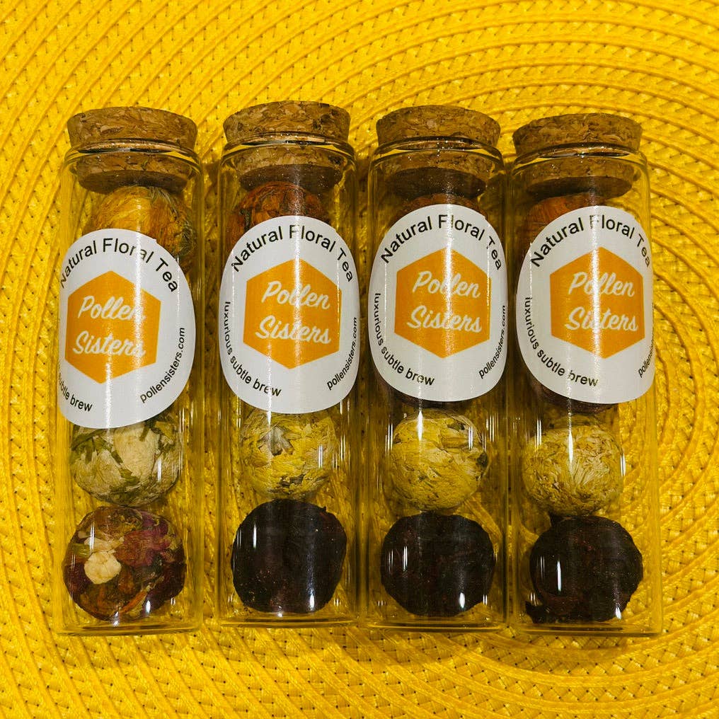 Pollen Sisters - Vendita all'ingrosso Tè sfusi - Tè Fiorito in Fiore - 4 sfere1