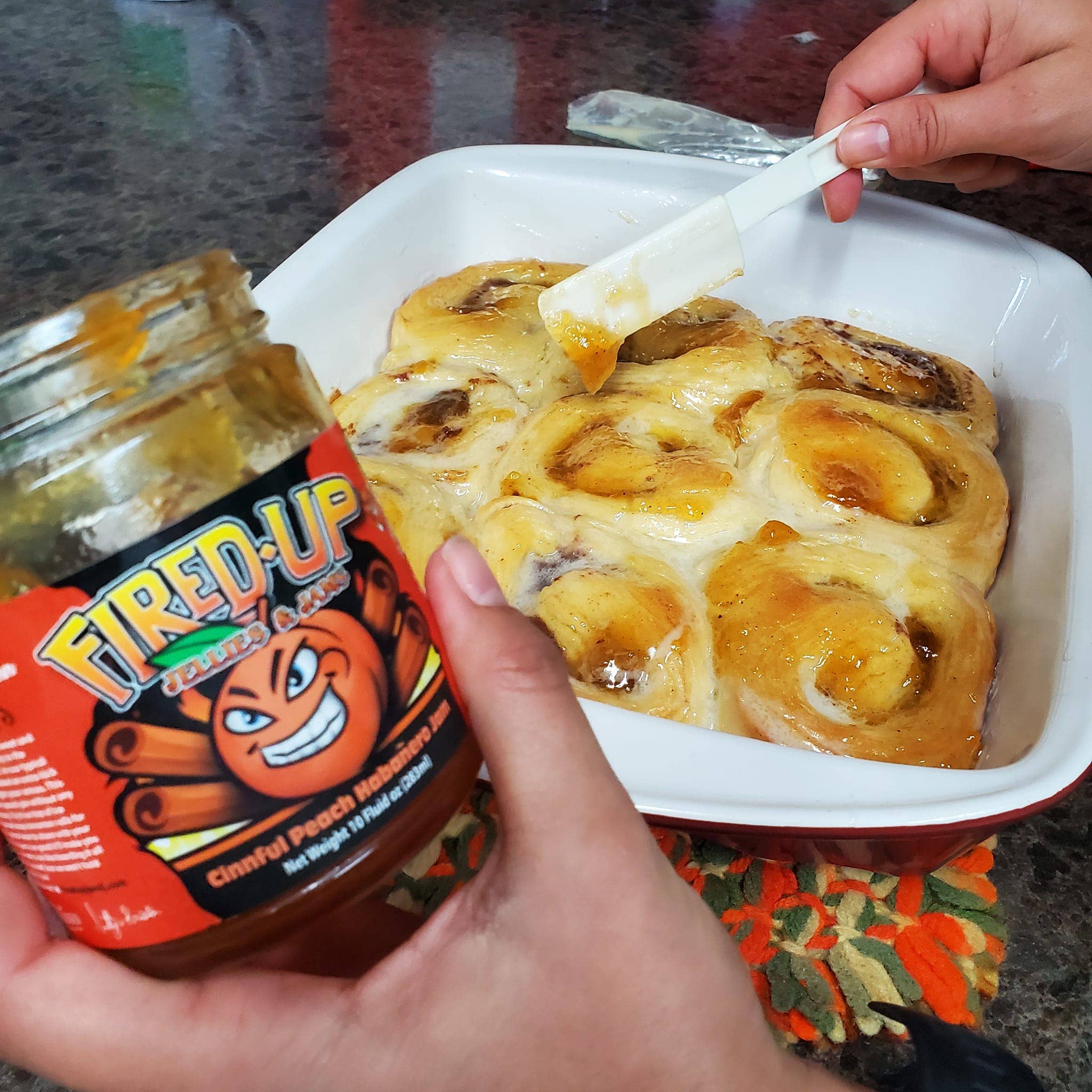 Fired Up Jellies and Jams - Wholesale Jam/Jelly - Cinnful Peach Habanero Jam6