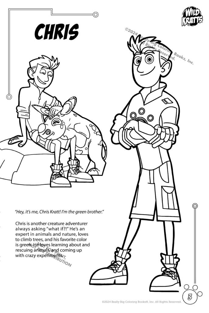 Really Big Coloring Books | ColoringBook.com - Wholesale Coloring & Activity Book - Kids & Baby - Wild Kratts® Giant Coloring Book 12 x 18 PBS KIDS®2