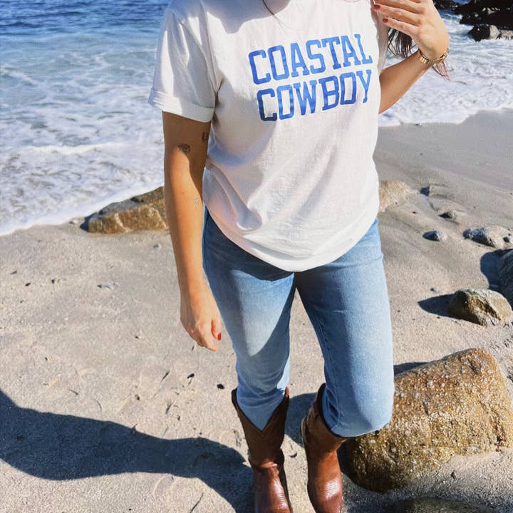 Coastal Cowboy Varsity Tee for wholesale by Coastal Cowboy