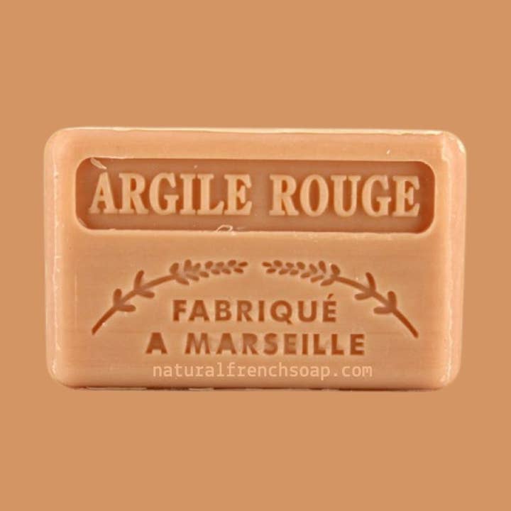 125g Red Clay Wholesale French Soap for wholesale by French Soap Wholesale