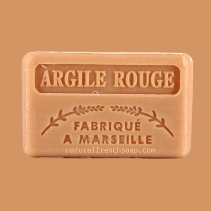125g Red Clay Wholesale French Soap for wholesale by French Soap Wholesale
