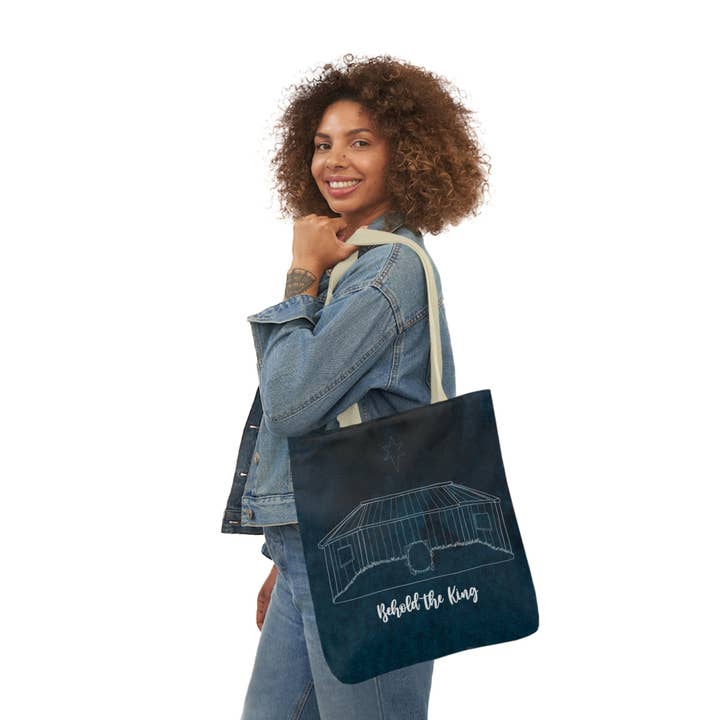 Friends of the Faith - Wholesale Tote Bag - Women's - Behold the King Canvas Tote Bag15