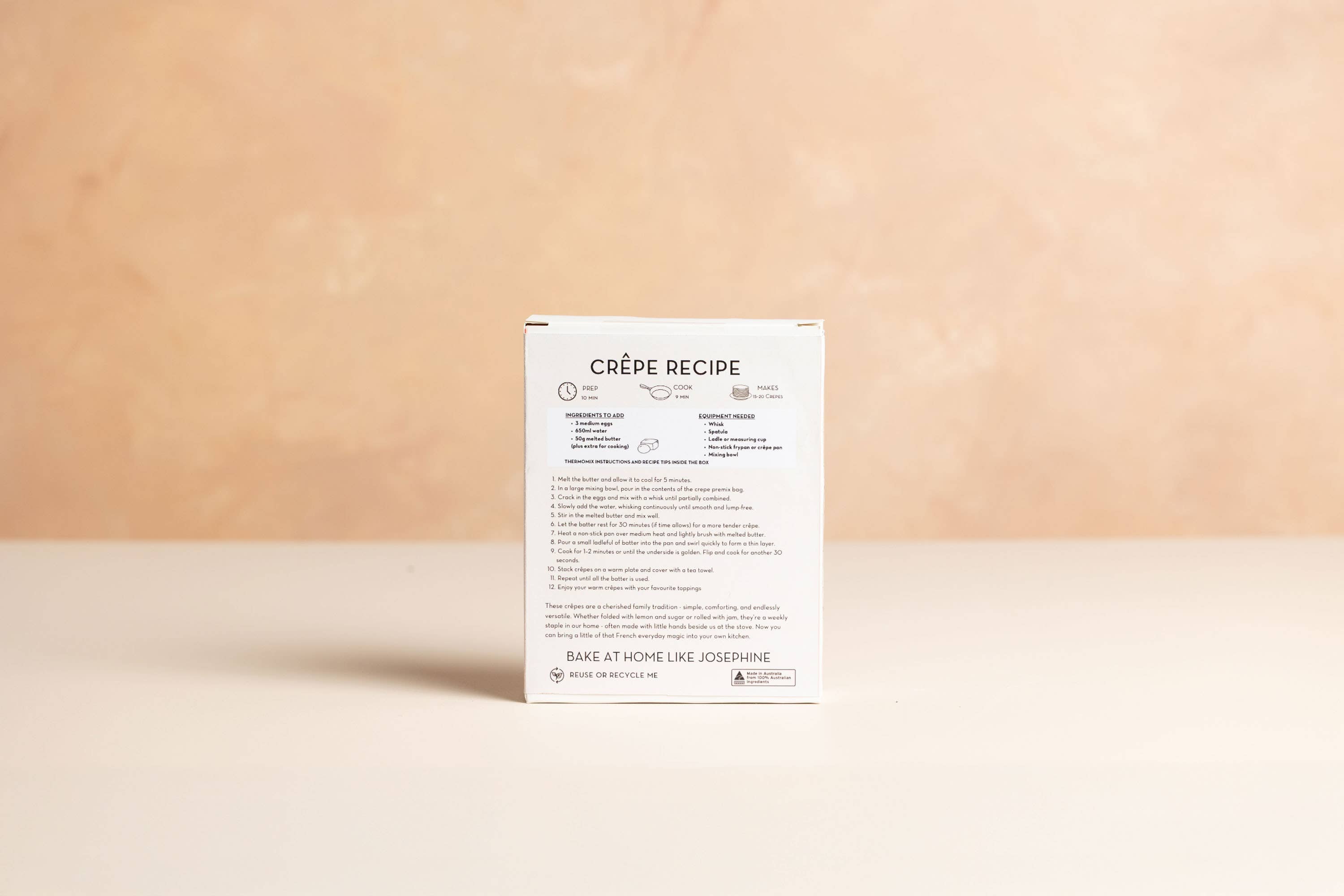 By Josephine - Wholesale DIY Food Kit - Crêpe Maison Mix1