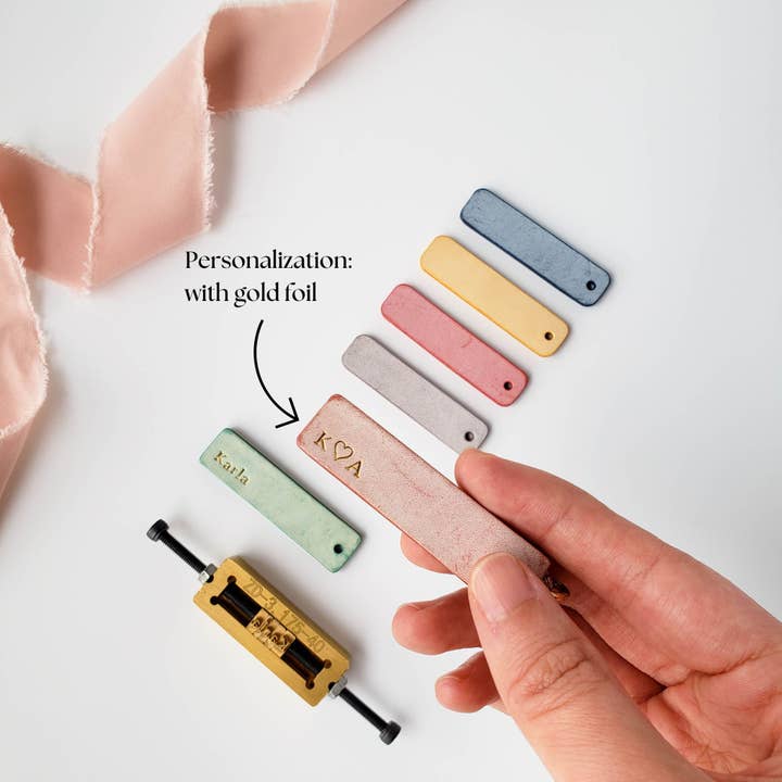 SERENIIKEY - Wholesale Keychain - Unisex - Leather Name Tag Keychain5