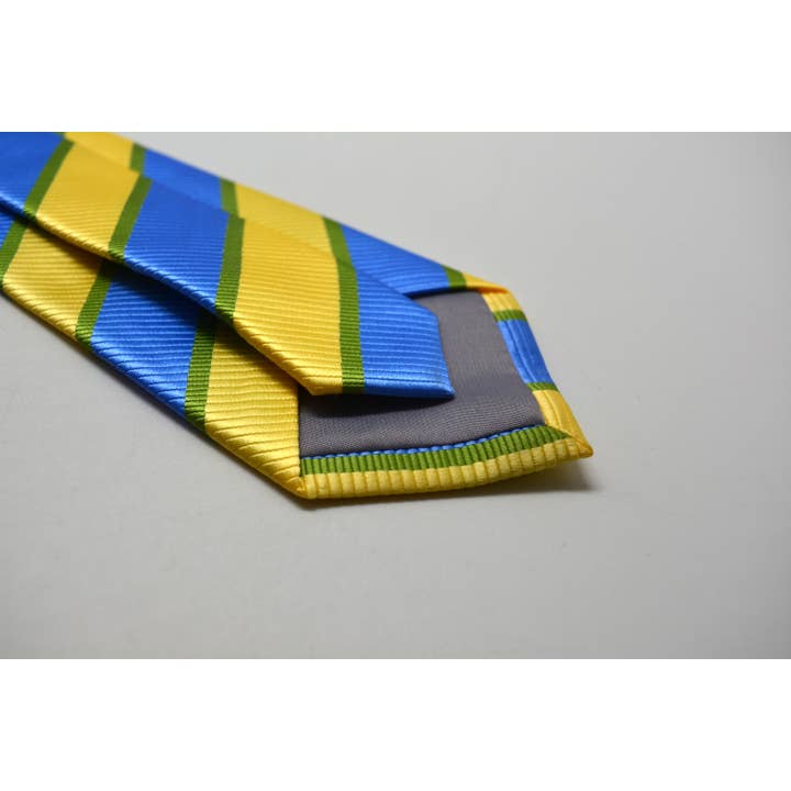 Andaluza De Corbatas SLU - Vente Cravate – homme - Cravate côtelée à rayures de différentes couleurs pour costume1