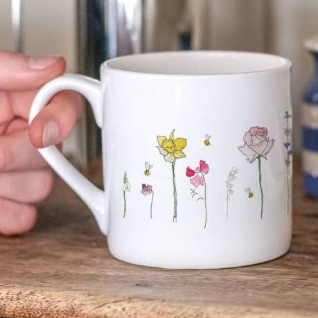Birth Flower Stems Mug for wholesale by This is Nessie