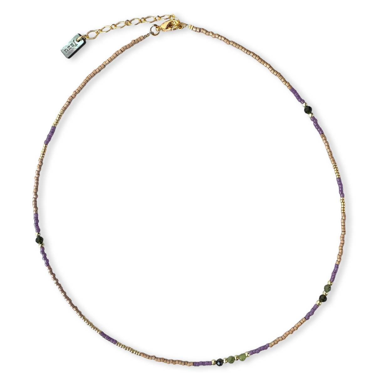 Jazu Jewellery – Colar com abas por atacado – Colares com contas e pedras semipreciosas4