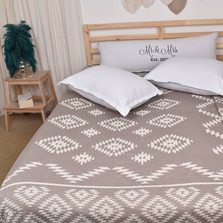 Personalized Throw, Custom Kilim Blanket for wholesale by Organic Turkish Towels