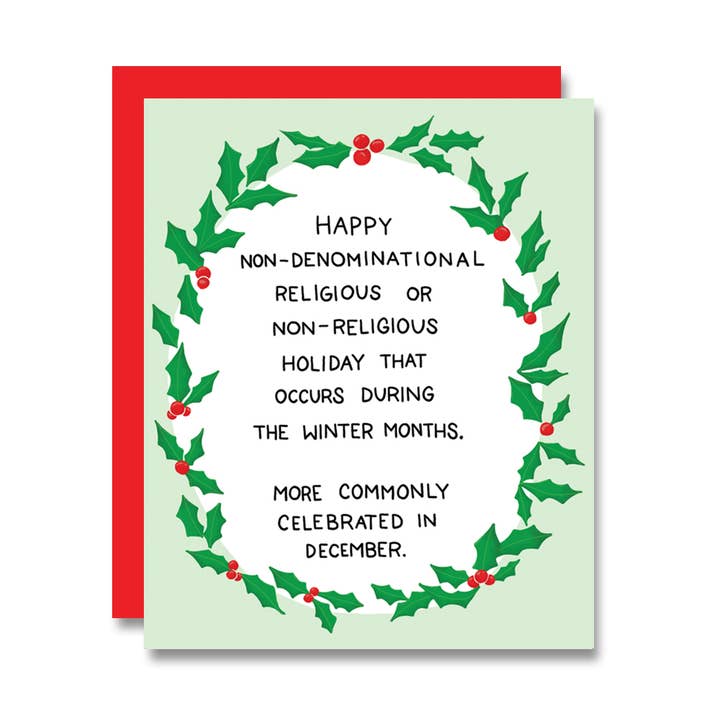 PapaLlama - Wholesale Feestdagenkaartje - Niet-Denom vakantie, kaart0