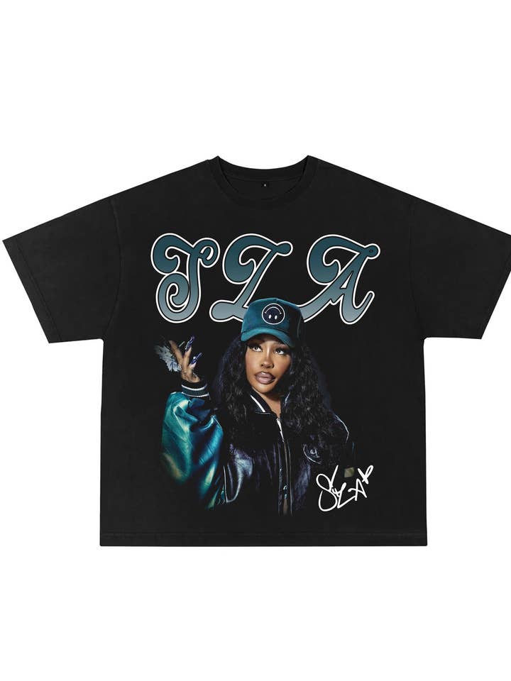 TheKingShirt - Wholesale Screen Printed T-Shirt - Women's - SZA T-Shirt Design, Stylish RnB Graphic Tee, Trendy Fan Shir0