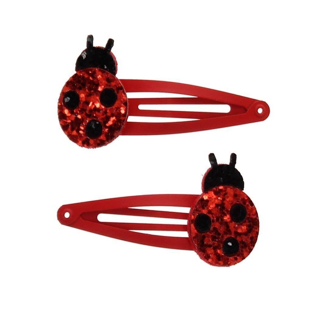 Rex B2B - UK - Vente Pince à cheveux – enfant - Barrettes à cheveux pailletées (lot de 2) - Coccinelle1