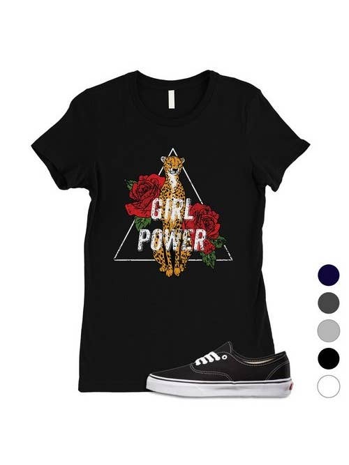 Girl Power Leopard Women's T-Shirt for wholesale by 365 In Love