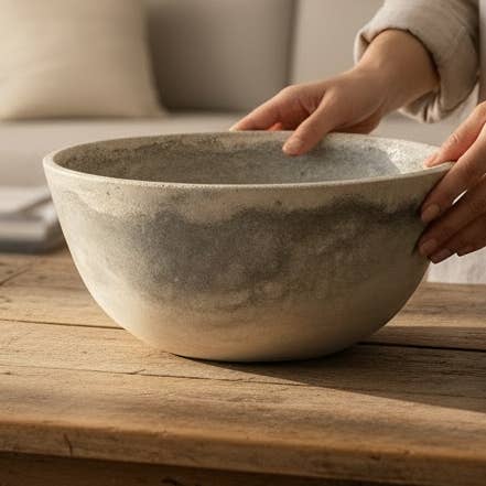 Concrete Artisan Bowls for wholesale by Wind + Willow Co.