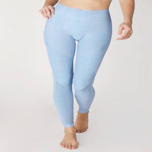 Blue Snakeskin Yoga Leggings - Sporty Chimp legging, workout gear & more