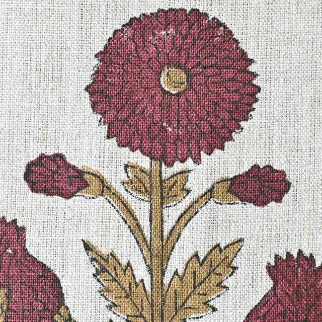 Thread To Form - Wholesale Fabric - Nikita Hand Block Printed Linen Fabric6