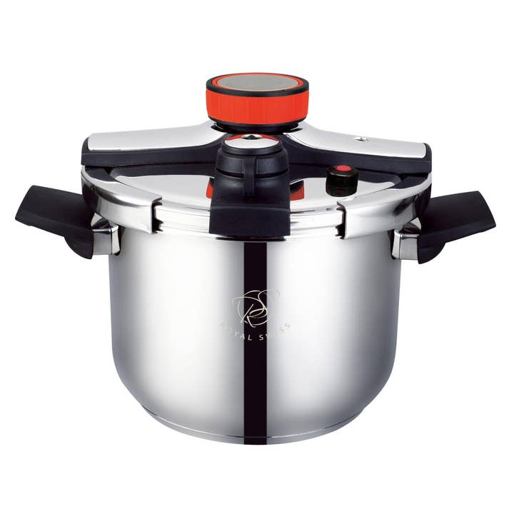 Royal Swiss - Wholesale Cooking Pot - Pressure Cooker + Steamer 4-8-10L