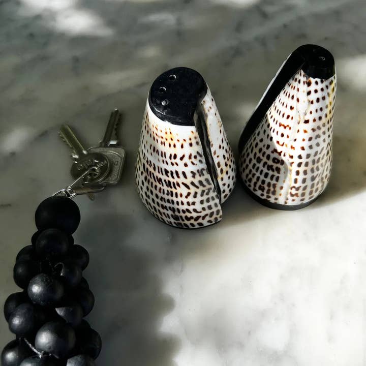 Bazar Bizar Living - Wholesale Salt & Pepper Shaker Set - The Salt & Peppa Shell - Set of 22
