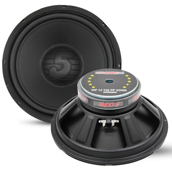 5Core 12 Inch Woofer 400W Car subwoofer 4Ohm Replacement Sub for wholesale by K Cube Inc