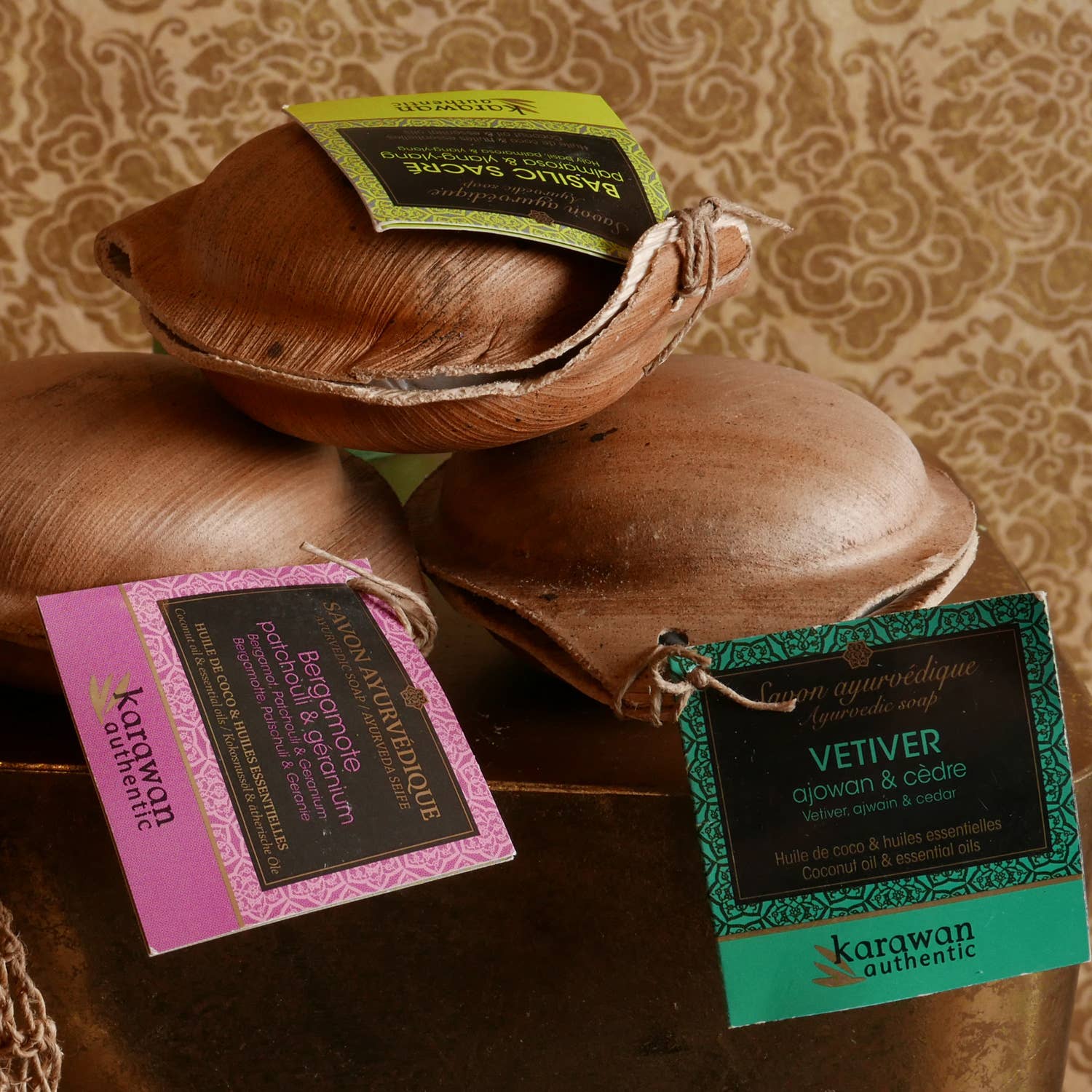 Karawan Authentic – wholesale Bar Soap – AYURVEDIC SOAP DISCOVERY PACK - 24 SOAPS - 4 FRAGRANCES7