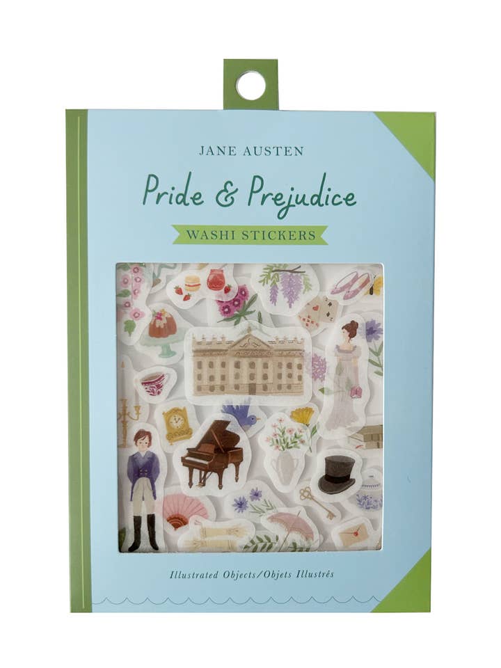 Pride and Prejudice Curious Library Washi Stickers for wholesale by Girl of All Work