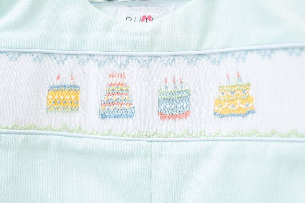 Ruth and Ralph - Wholesale Top & Short Set - Kids - Mint Green Birthday Boy Beau T-Shirt/Shorts Set2