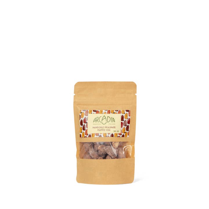 Arcadia Mandorle - Vendita all'ingrosso Frutta secca - Mandorle Pralinate Filippo Cea 50g