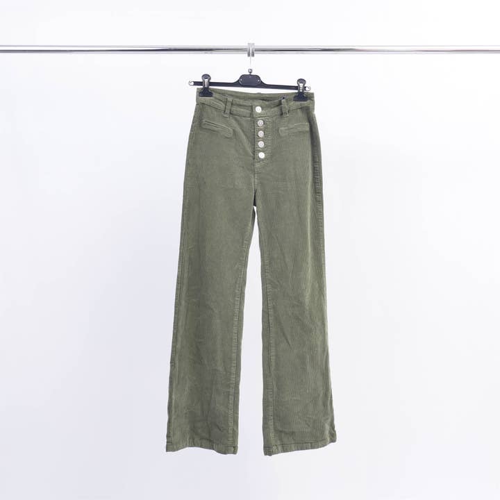 Cecile Wang - Venta al por mayor Pantalones - Mujer - Pantalón ancho de terciopelo CVA824685