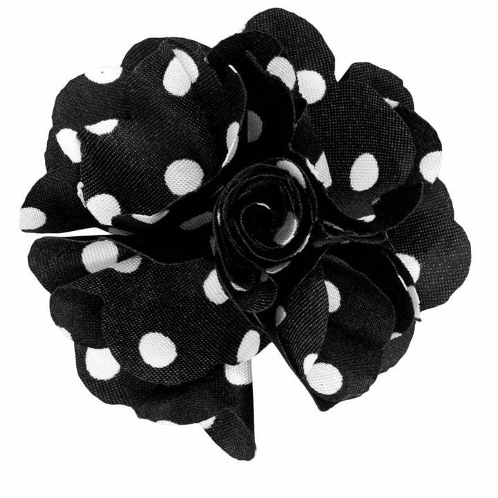 Dubal Brothers - Wholesale Lapel Pin/Button - Vittorio Vico Men's Formal Polka Dot Flower Lapel Pin: Flower Pin Suit Accessories Pins for Suit or Tuxedo by Classy Cufflinks2