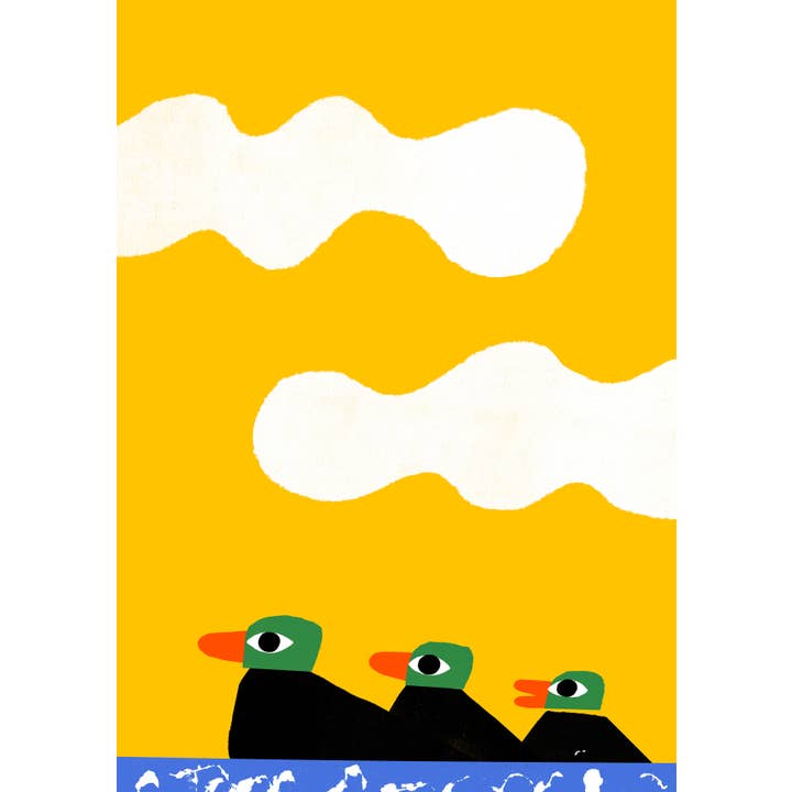 A4- Kunstdruck Ententeich für den Großhandel von marcellovelho