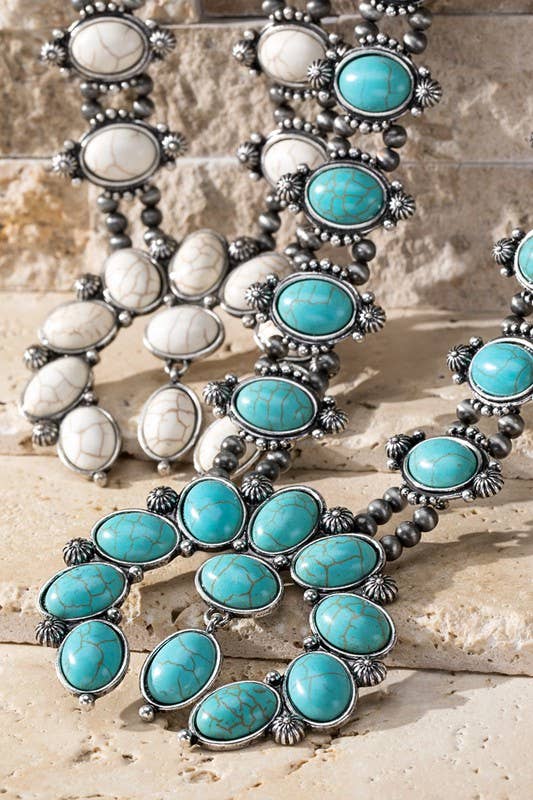 Shop Neighbors - Wholesale Pendant/Charm Necklace - Squash Blossom Necklace Set2