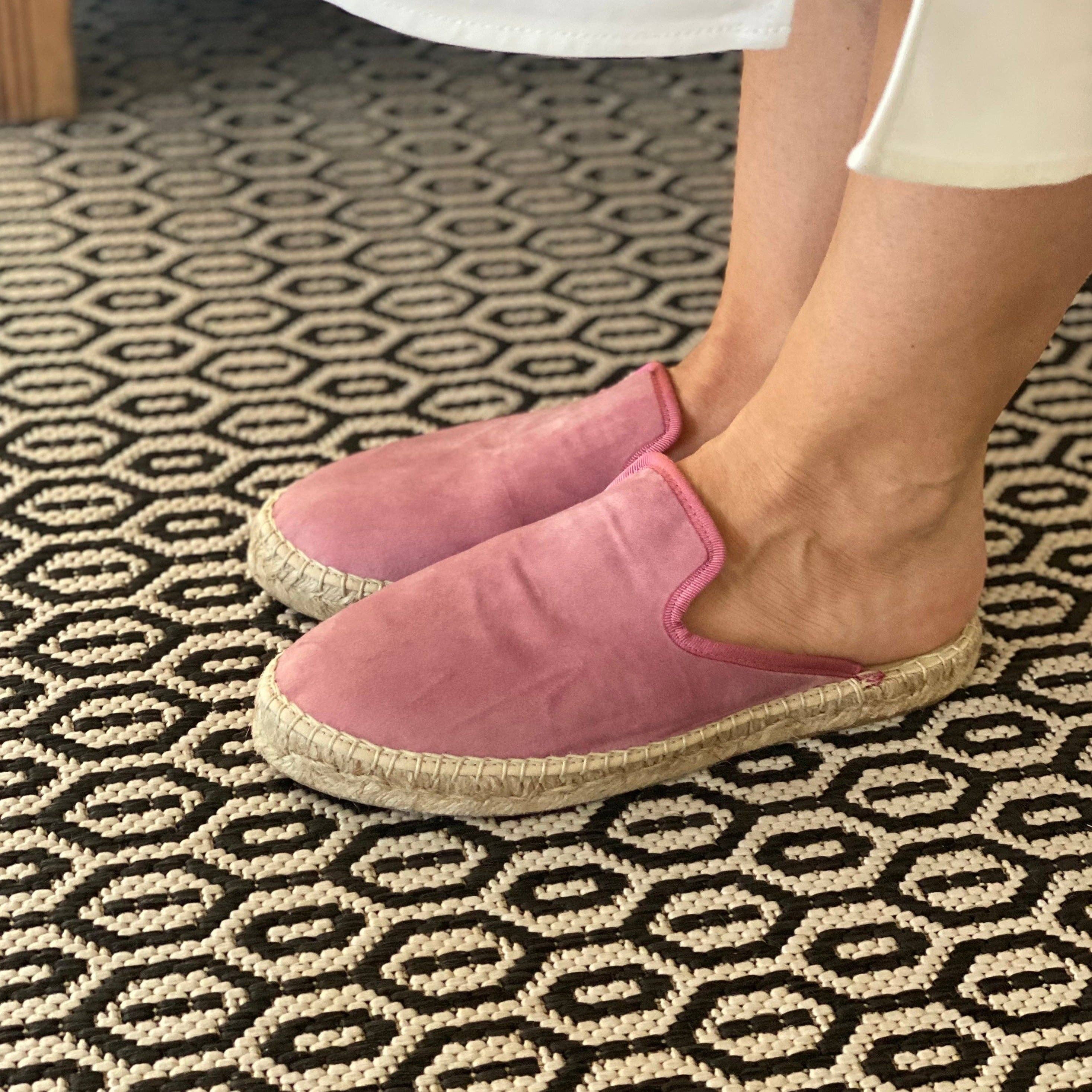 AMABEA – wholesale Mules – Women’s – PINK VELVET1