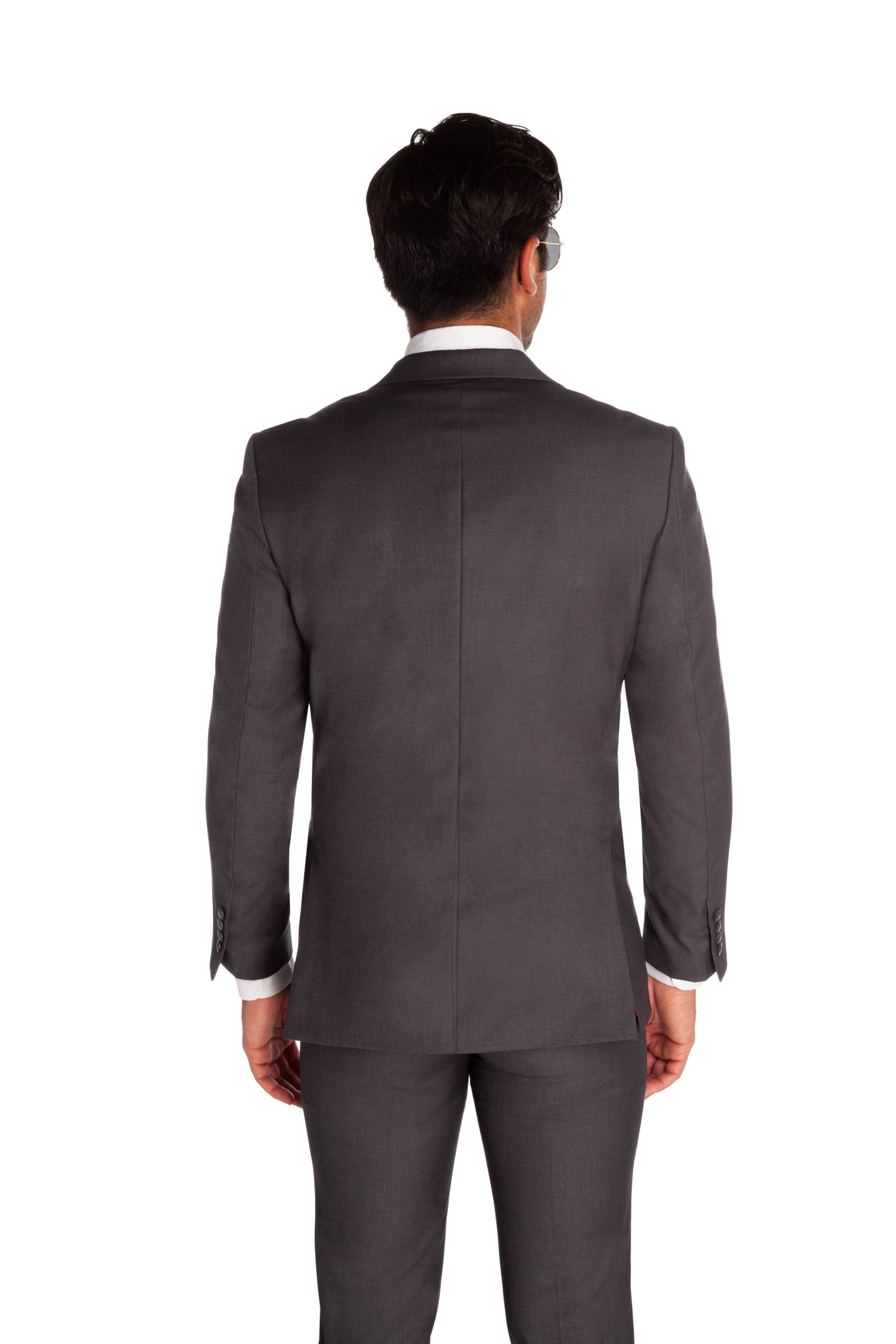 Shinesty, Inc – wholesale Kostymjacka – Herr – Den Grå Madison | Kostym med Amerikansk Flagga som Foder4