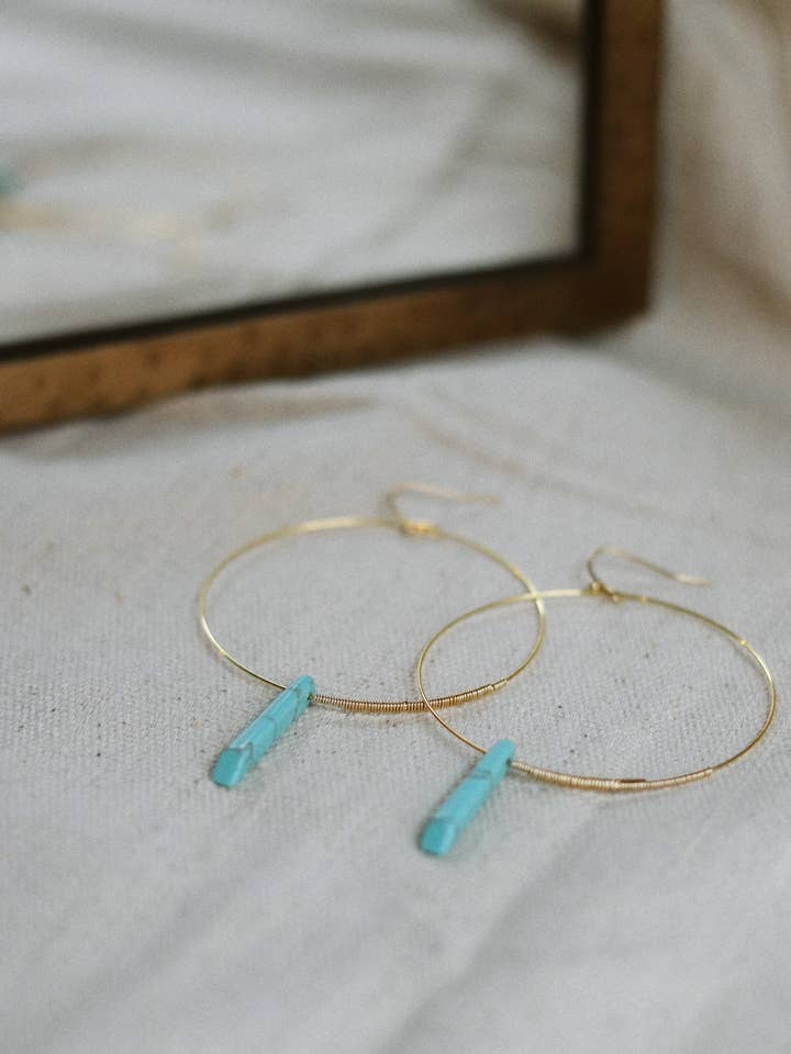 PETITE NATIVE HOOPS for wholesale by Goldie Jewelry