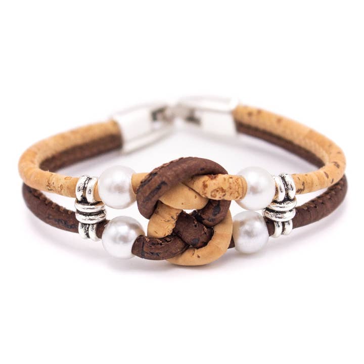 5units Handmade Cork Bracelet Dbr-024 for wholesale by Meninas Bonitas Cork