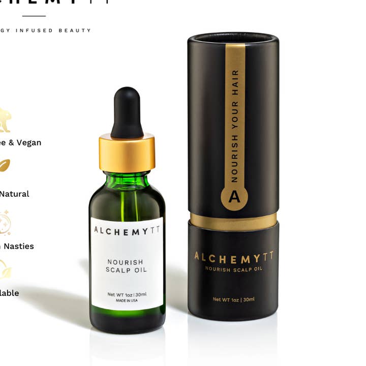 Nourish Unisex hovedbund olie for engroshandel hos AlchemyTT