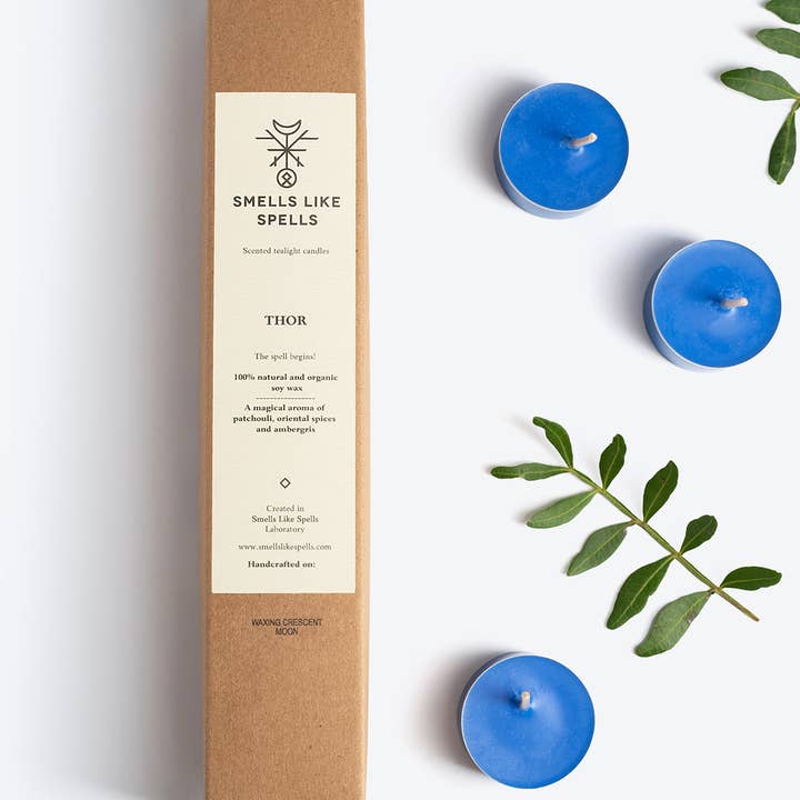 Velas de té perfumadas THOR para venta al por mayor de Slow Burn Flame