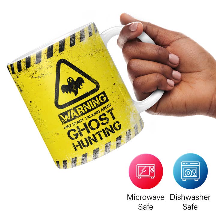 Mug Monster – wholesale Coffee mug – Warning May Start Talking About Ghost Hunting Mug17