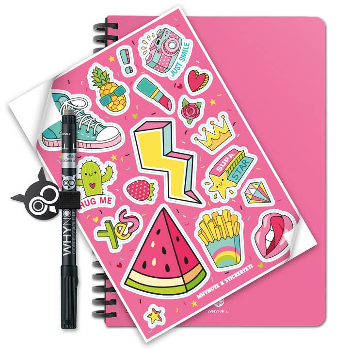 Genanvendelig Notebook - Limited Edition - A5 - Girly for engroshandel hos WhyNote Book