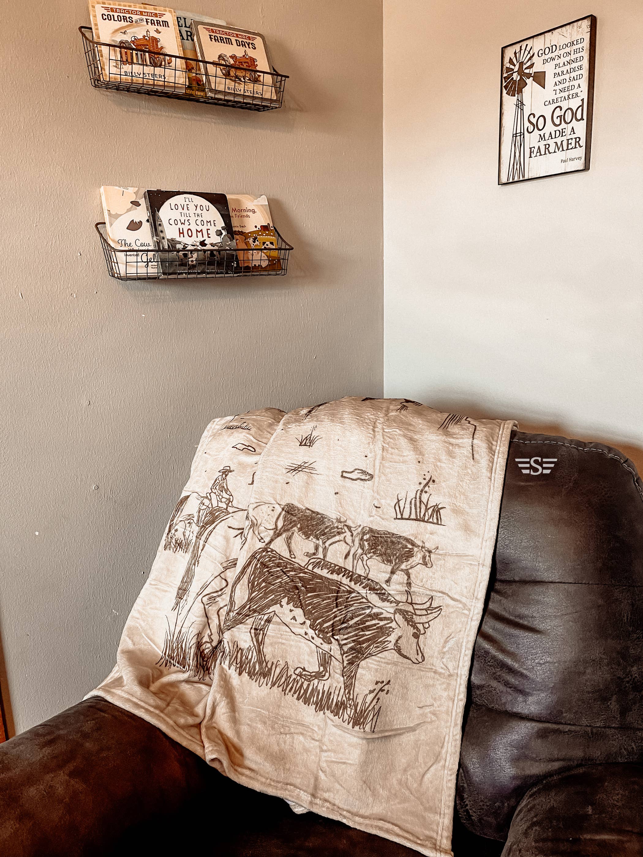 Flying S Company – wholesale Prydnadsfilt – Cattle Drive filt3