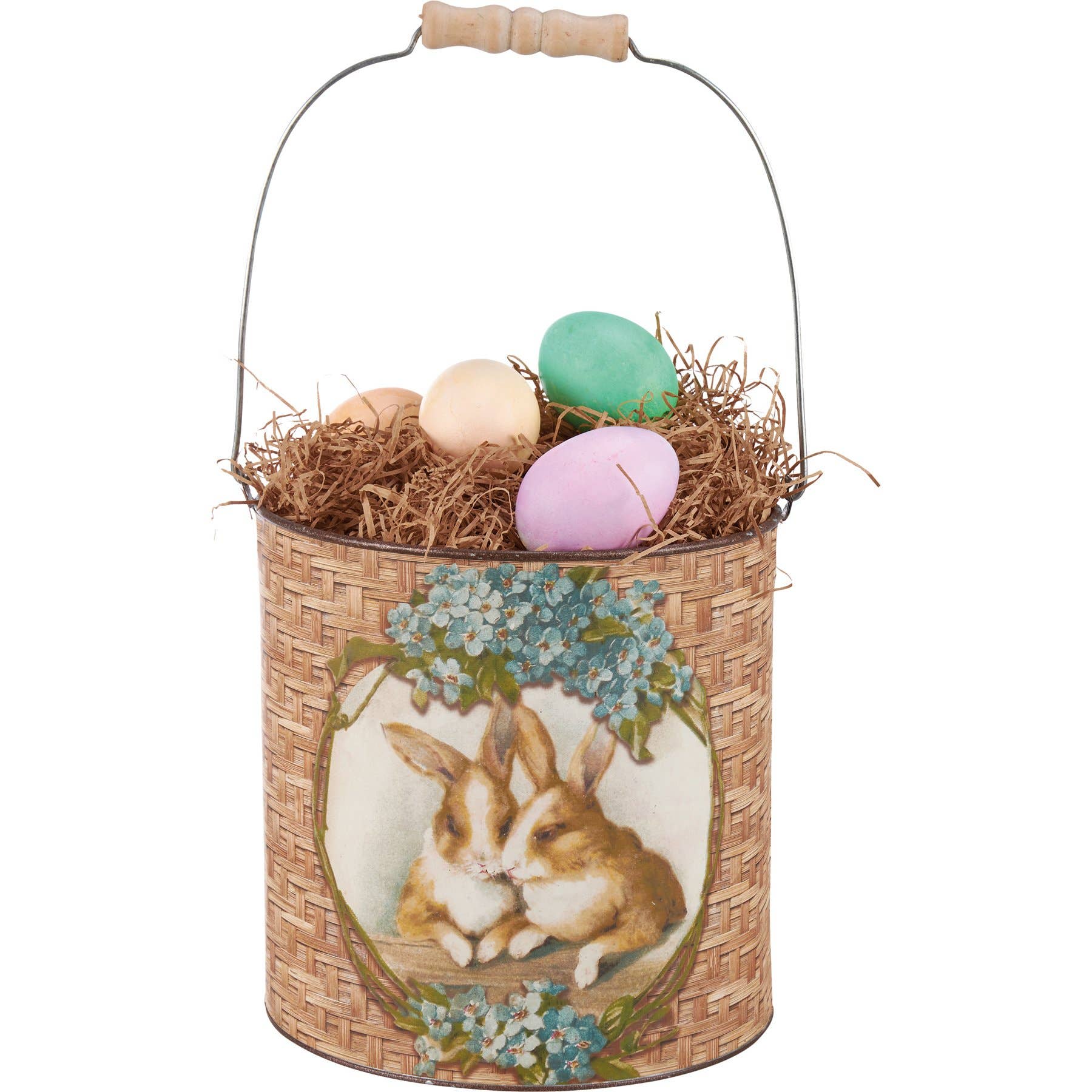 Primitives by Kathy - Wholesale Storage Bin - Bunny And Friends Bucket Set1